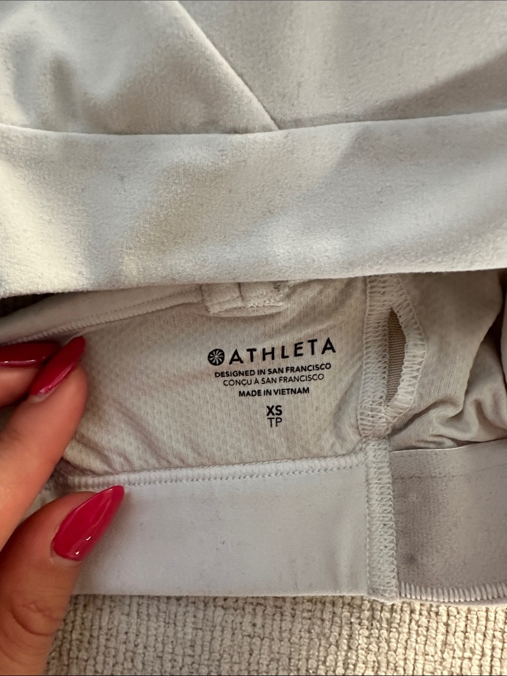 Athleta white Sports Bra - Picture 4 of 4
